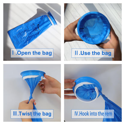 PukeBag Vomit Bags – 40 Pack Disposable Barf Bags for Travel, Car Sickness & Nausea