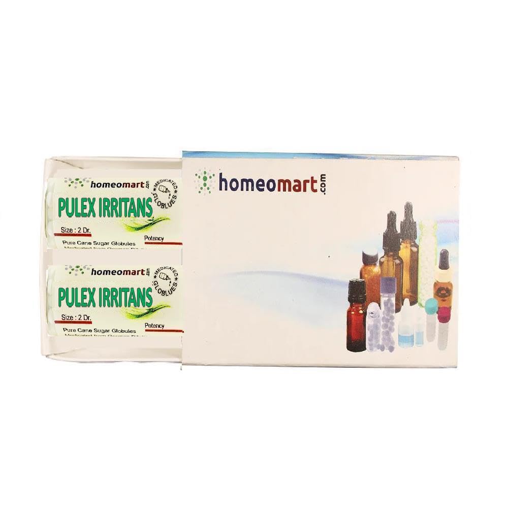 Pulex Irritans Homeopathy Pellets 200C Potency – Pack of 2 | Homeomart
