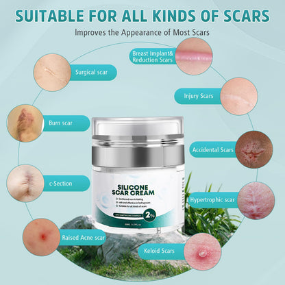 Pumkot Advanced Scar Cream — Silicone Gel for Surgical Scars & Stretch Marks (1.7 oz)