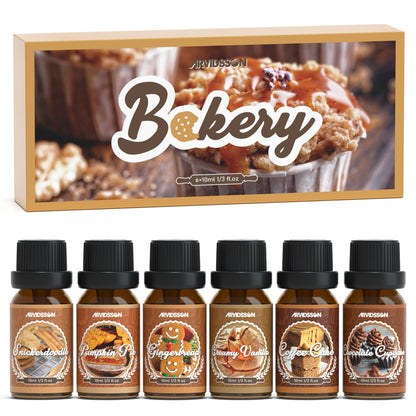 Bakery Fragrance Oils Set | ARVIDSSON Dessert Scents for Candles