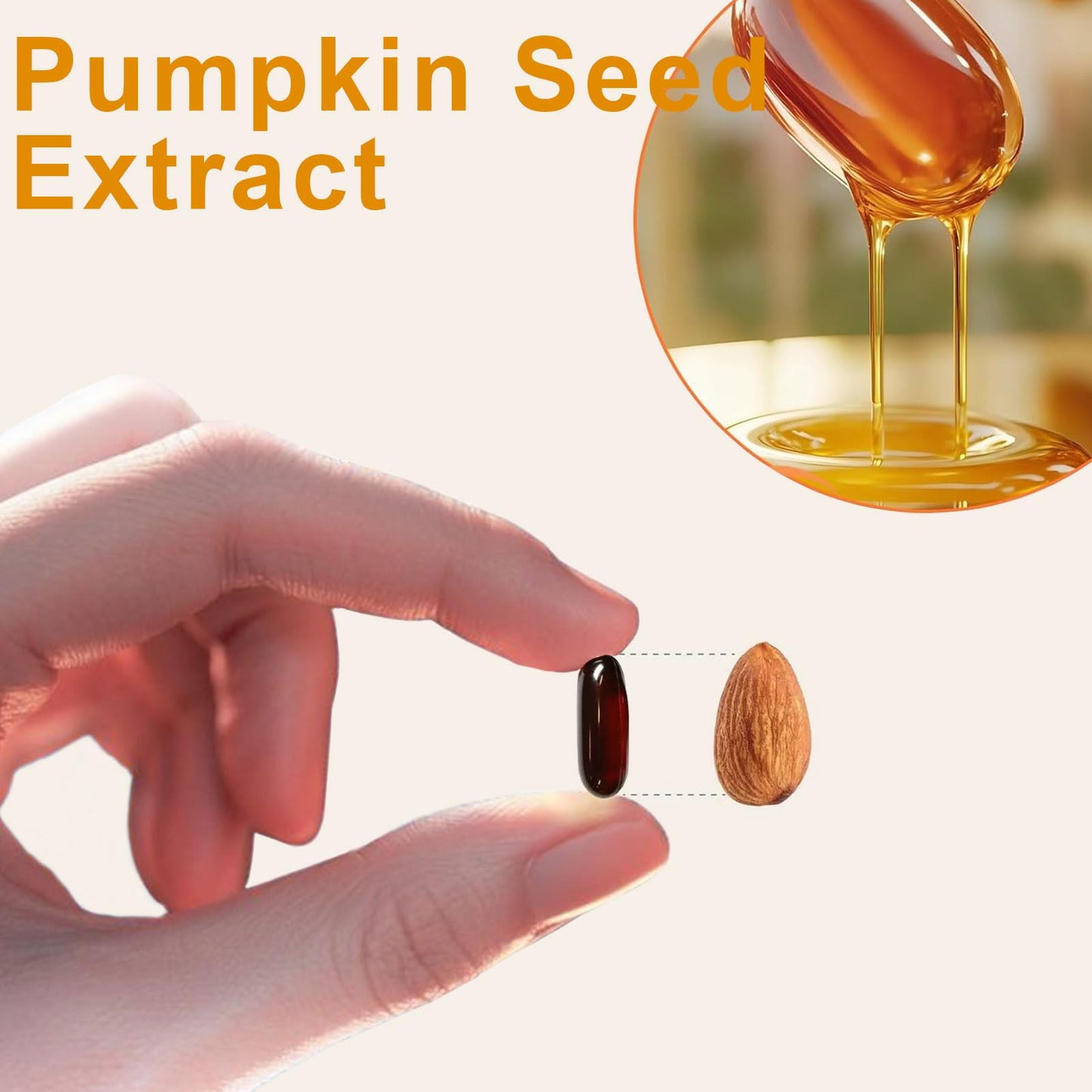 Pumpkin Seed Oil Capsules with Saw Palmetto – Cold-Pressed for Bladder & Prostate Health | Non-GMO, Gluten Free, 300 Softgels