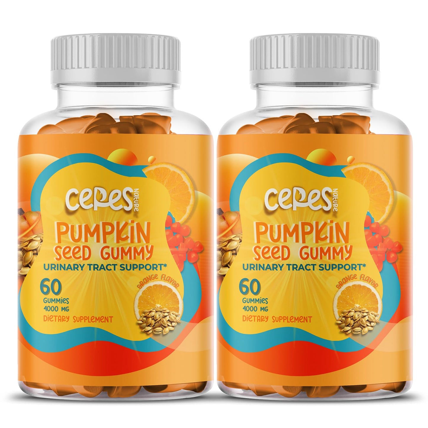 Pumpkin Seed Oil Gummies 4000 mg – Hair, Skin & Prostate Support | Sugar-Free