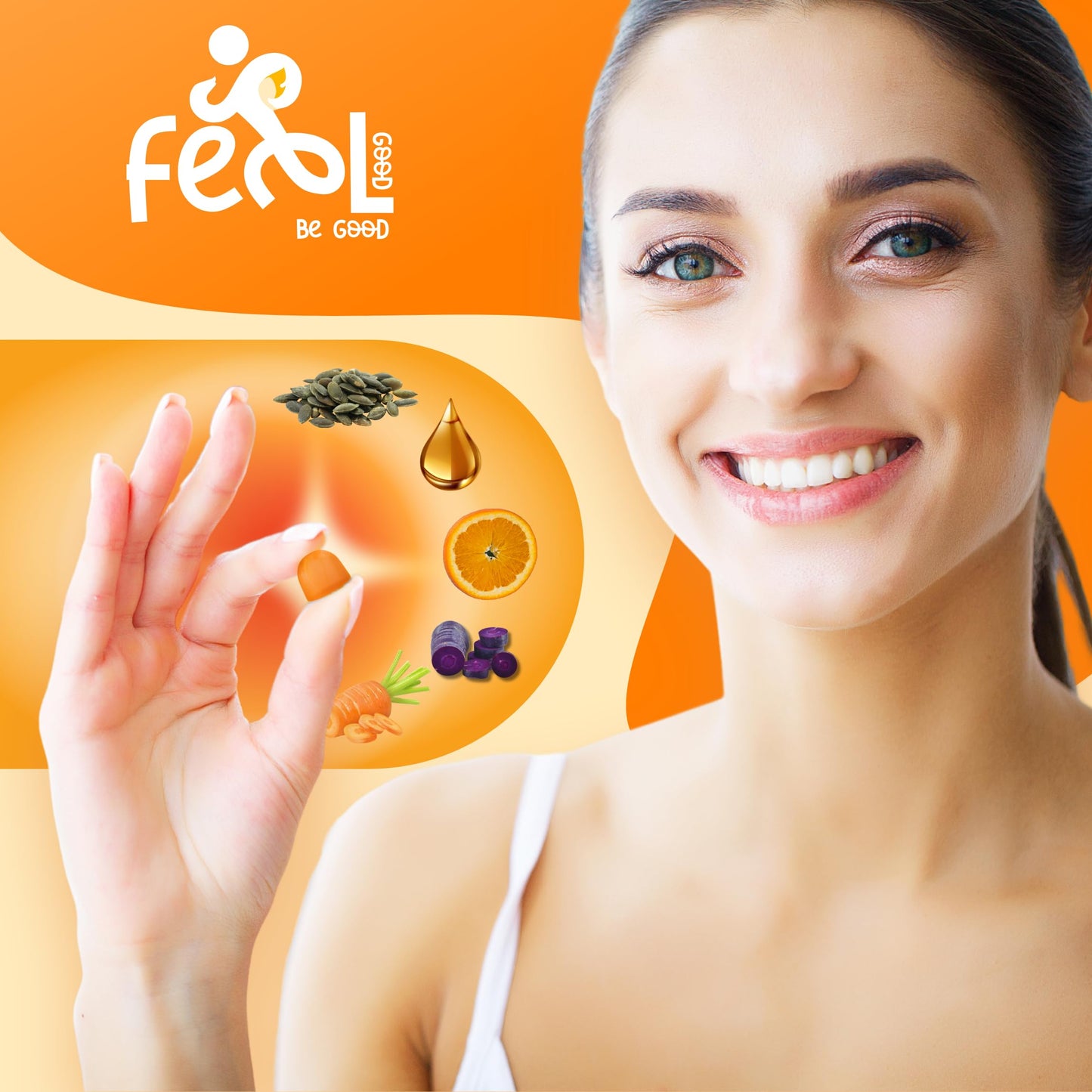 Pumpkin Seed Oil Gummies 4000 mg – Hair, Skin & Prostate Support | Sugar-Free
