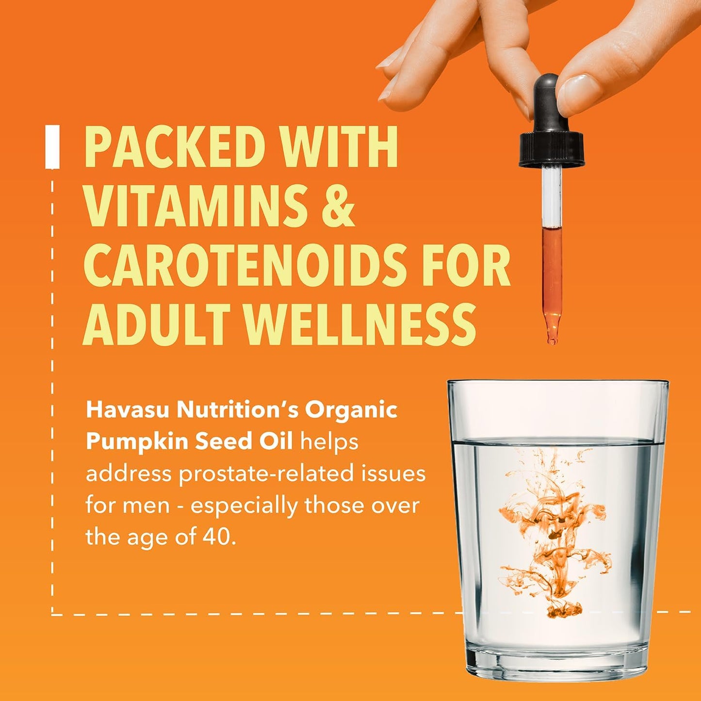 USDA Organic Pumpkin Seed Oil - Cold-Pressed for Hair, Prostate & Hormone Support | 1 Fl Oz