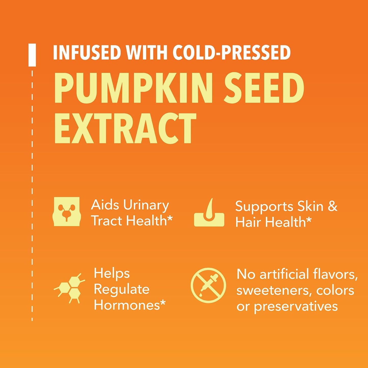 USDA Organic Pumpkin Seed Oil - Cold-Pressed for Hair, Prostate & Hormone Support | 1 Fl Oz