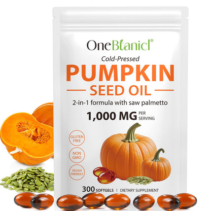Pumpkin Seed Oil with Saw Palmetto – Prostate & Hair Health