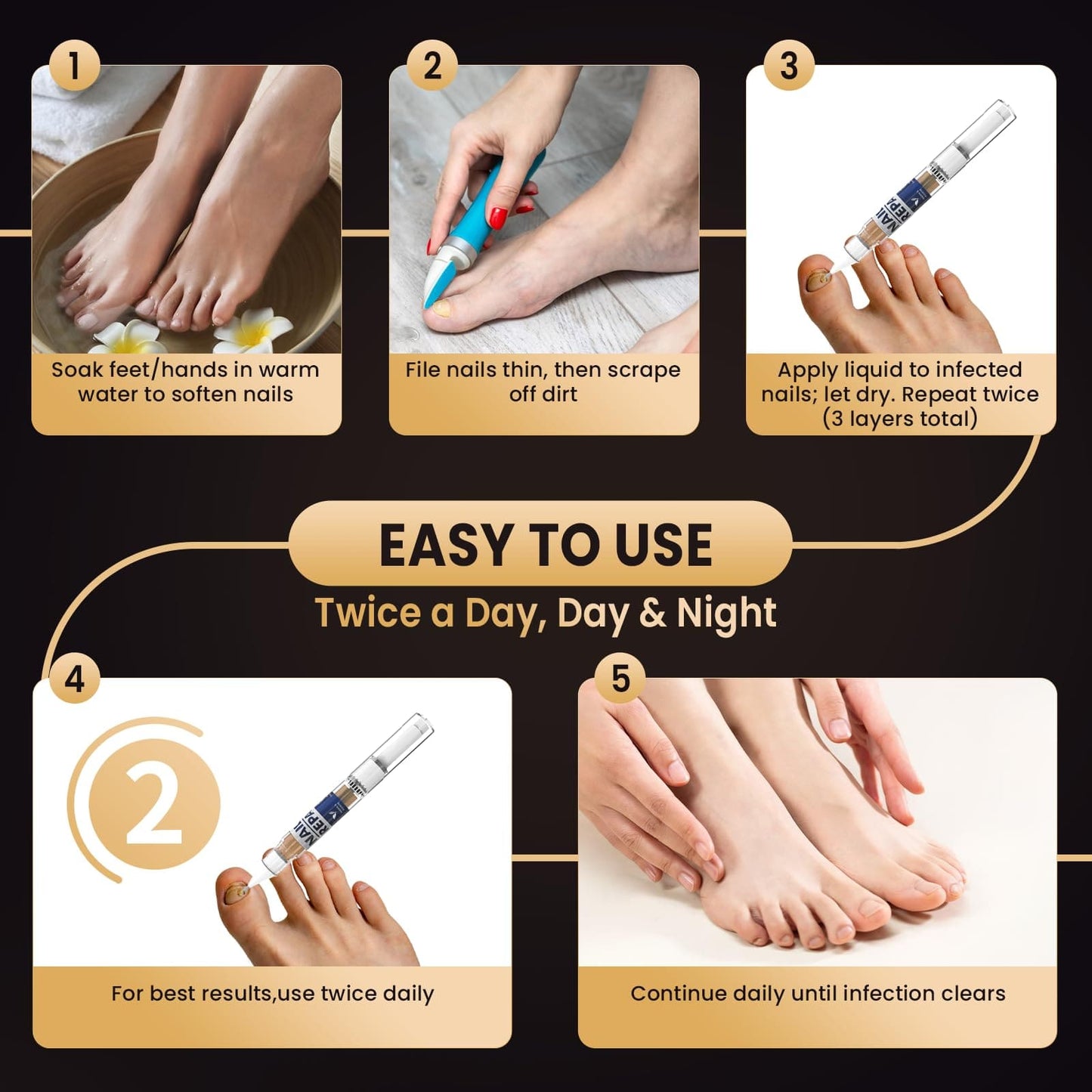 PUPCA Toenail Fungus Treatment - Extra Strength Pen