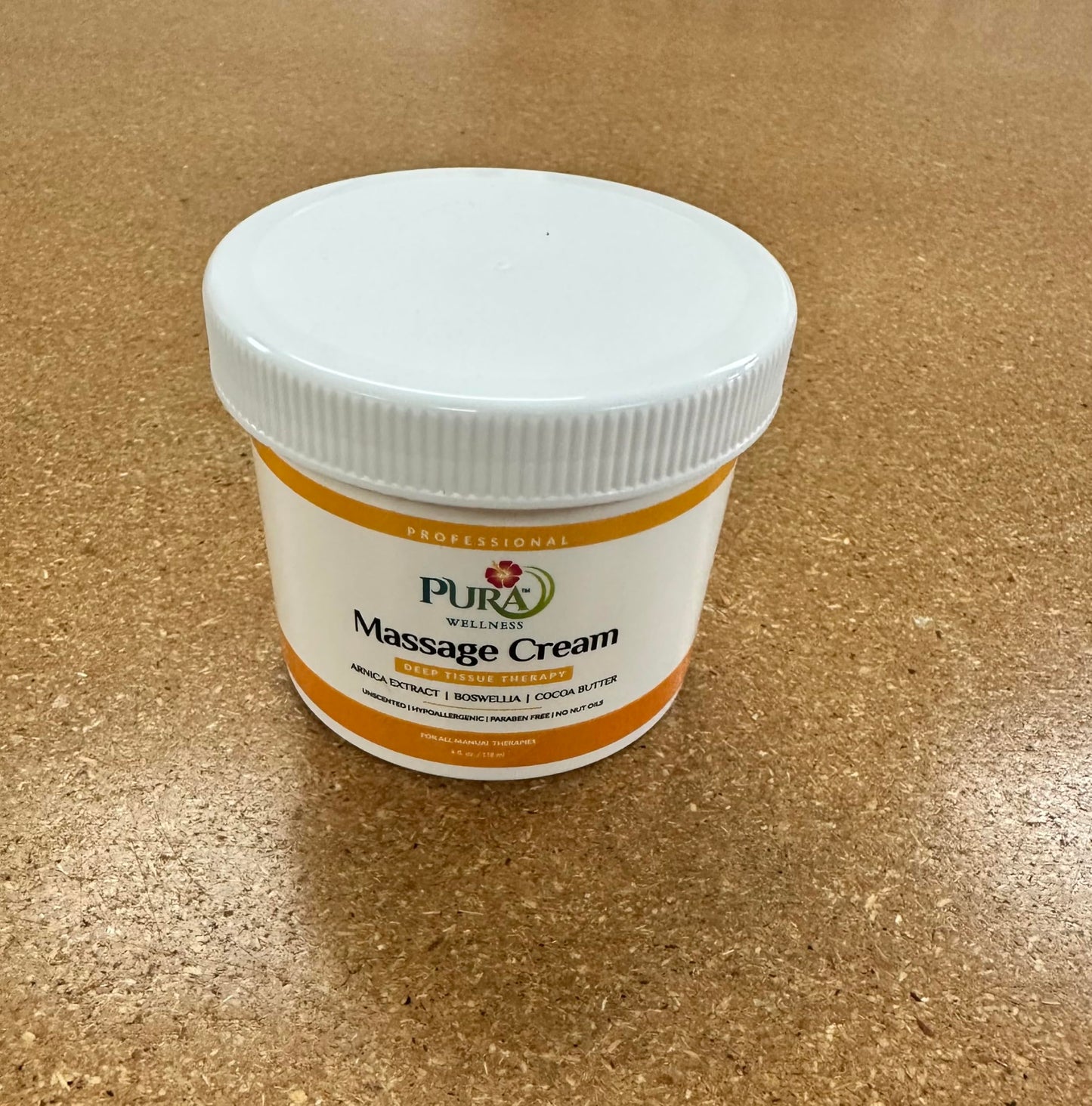 PURA 1st Wellness Deep Tissue Massage Cream - 4oz, Unscented for Physical Therapy