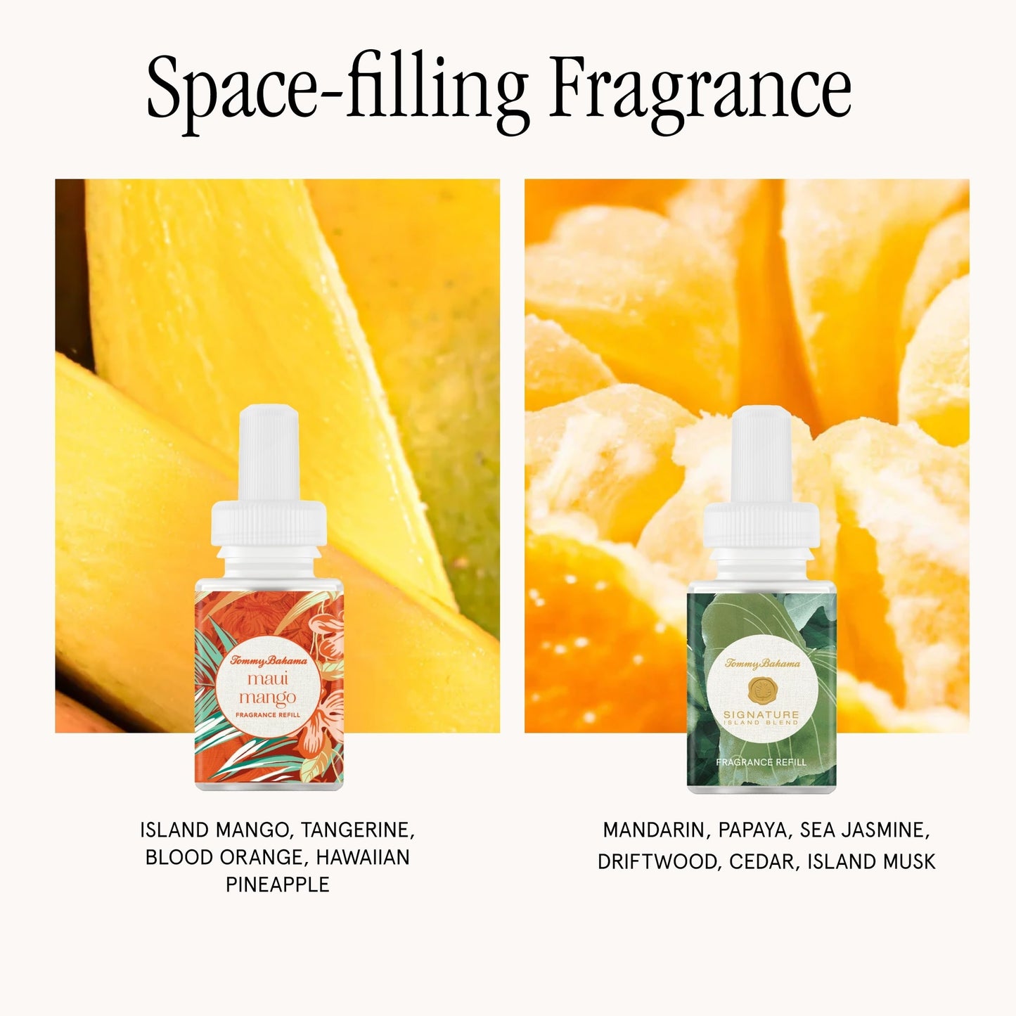 Pura 4 Smart Fragrance Diffuser Starter Set - Maui Mango & Island Blend Refills