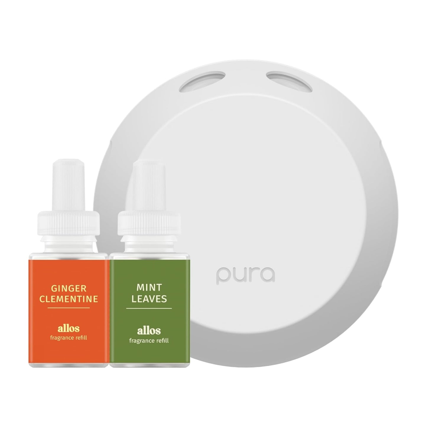 Pura 4 Smart Fragrance Diffuser Starter Set – Ginger Clementine & Mint