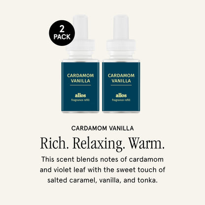 Pura and Allos Cardamon Vanilla Sleep Fragrance Refills – 2 Pack