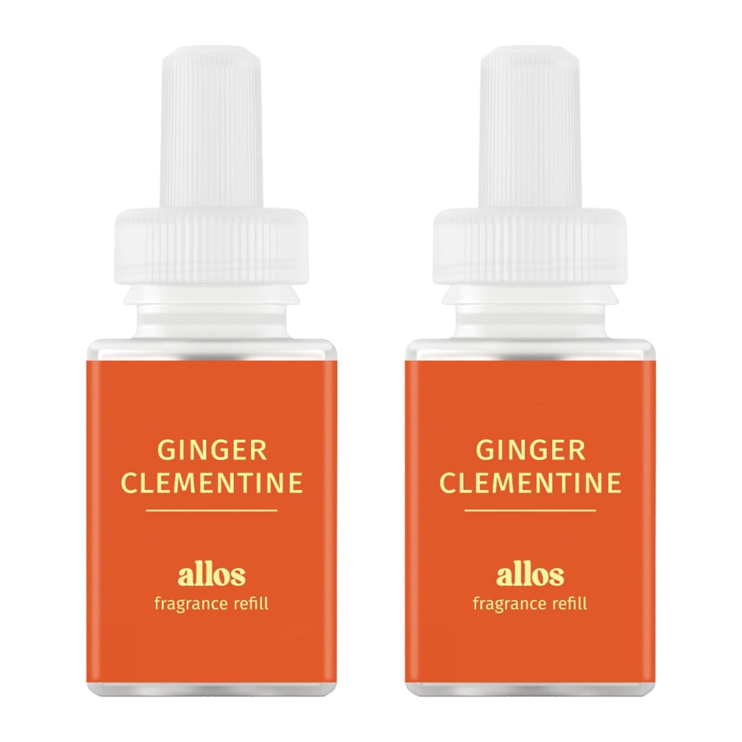 Pura & Allos Ginger Clementine Fragrance Refill for Smart Home Diffusers - 2 Pack