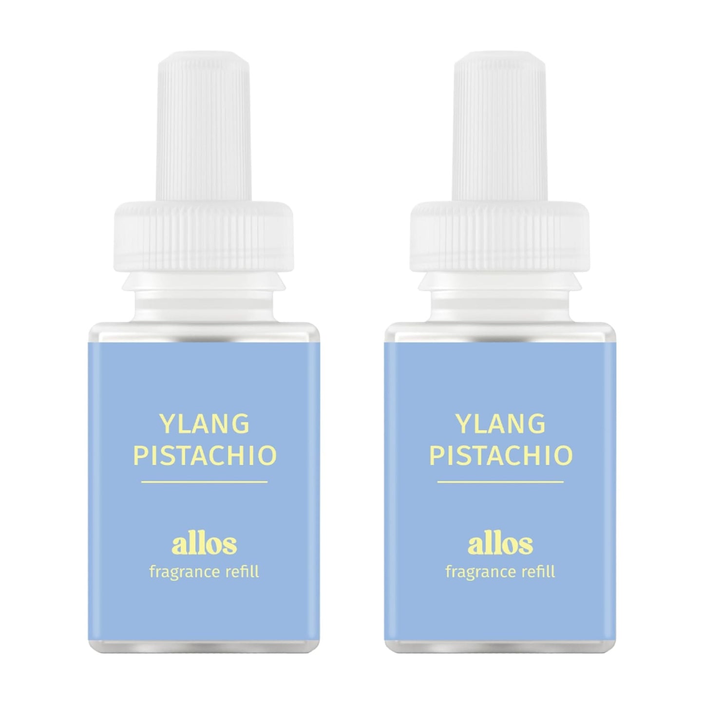 Pura and Allos Ylang Pistachio Calm Fragrance Refill – 2 Pack for Smart Diffusers