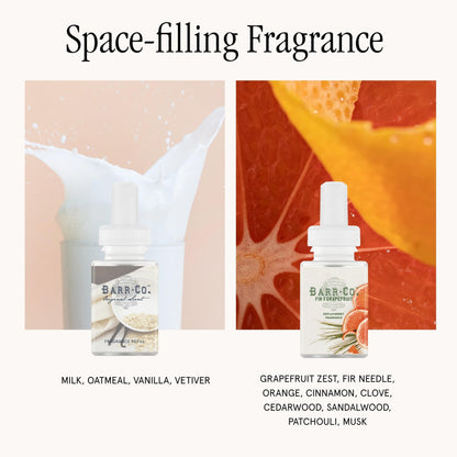 Pura 4 Smart Diffuser Starter Set – Home Fragrance with Original + Fir & Grapefruit Refills