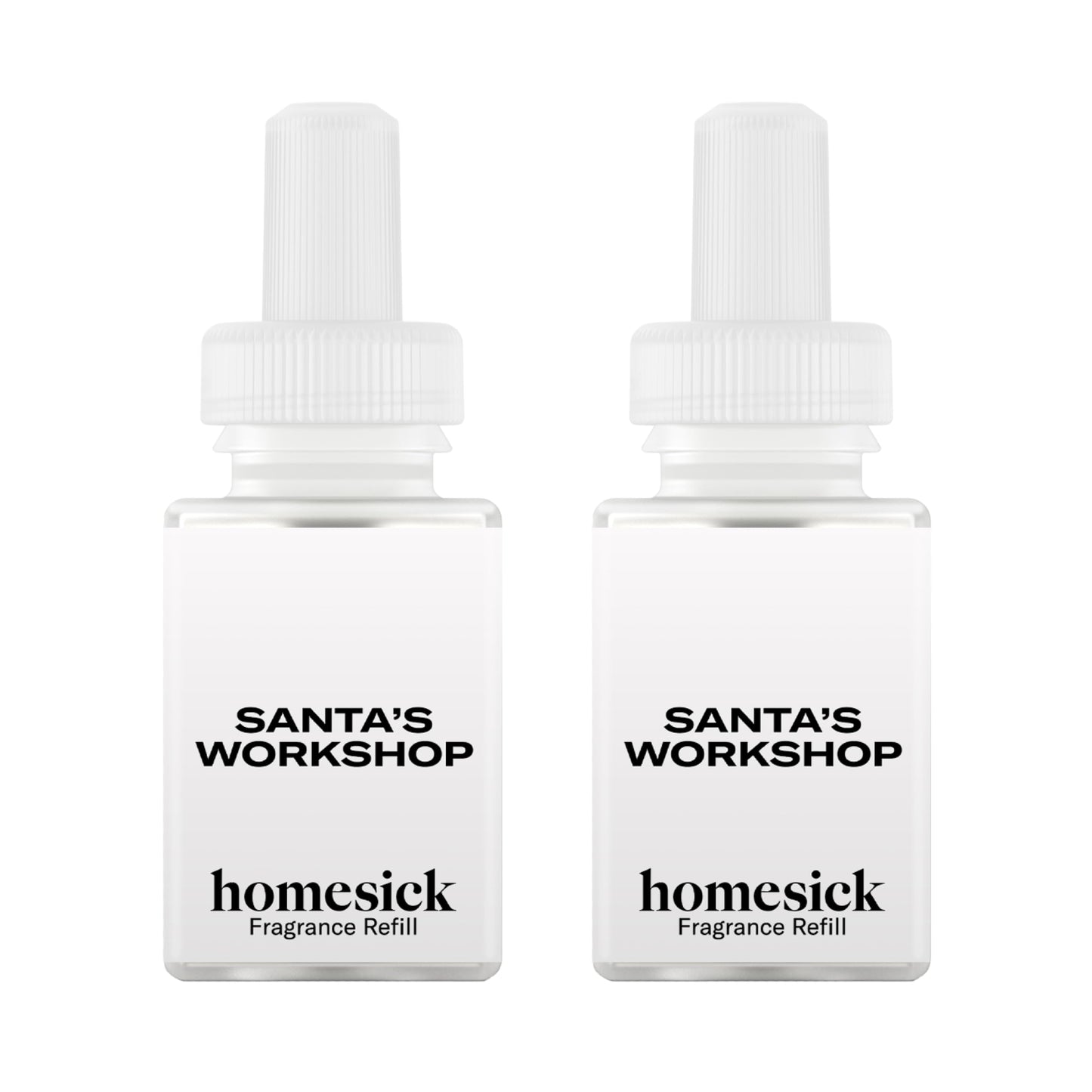 Pura & Homesick Home Scent Refill – Santa’s Workshop (2 Pack) – Smart Air Diffuser