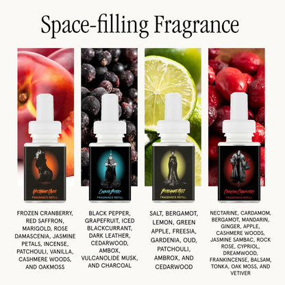 Pura 4 Smart Home Fragrance Starter Set – Cruella, Hades, Maleficent, Scar