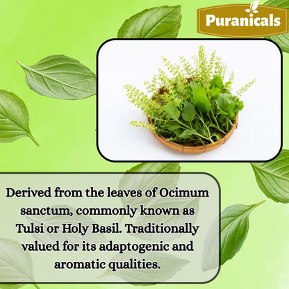 Puranicals Holy Basil Premium 320 Capsules – 600 mg per Serving | Non-GMO, Gluten-Free