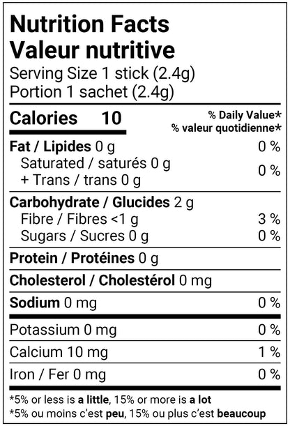 Purathick Natural Thickener - 30 Single-Serve Sticks for Dysphagia (Hot & Cold)