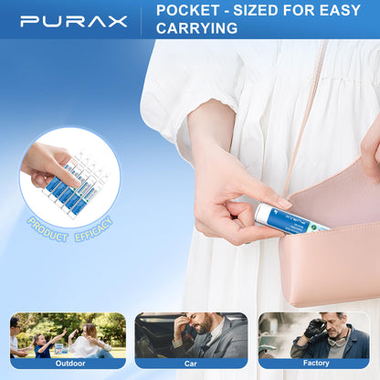 PURAX Saline Solution 0.9% | Pre-Mixed Nasal Rinse, 15x20ml Ampoules
