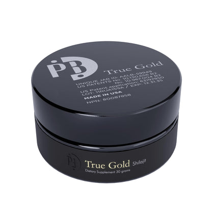 Pürblack Live Resin Pure Gold Shilajit – Organic Shilajit with 80+ Minerals | USA Made, 60 Servings