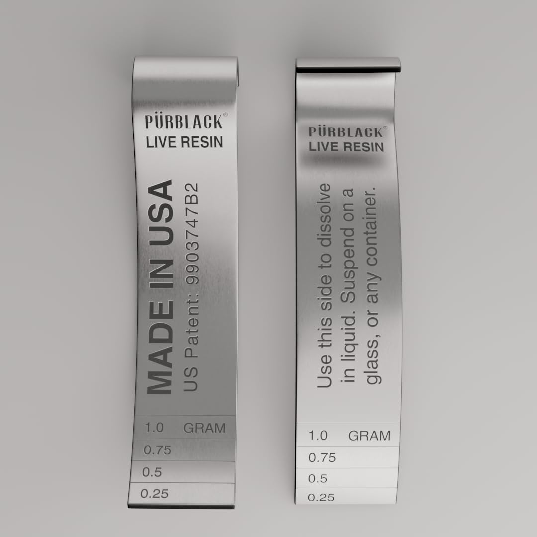 Pürblack Pürscale for Shilajit – Resin Measuring Tool with Spoon | Precise Dosing