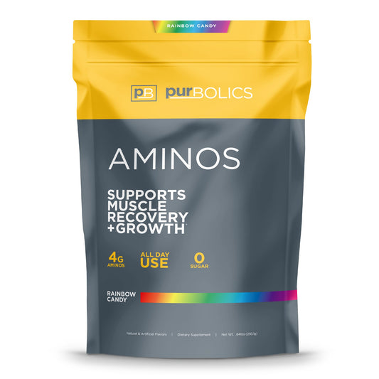 Purbolics Aminos Rainbow Candy – 4g Free-Form Amino Acids, Beta-Alanine, 0 Calories, 60 Servings BritishVita | Premium UK Vitamins & Wellness Supplements