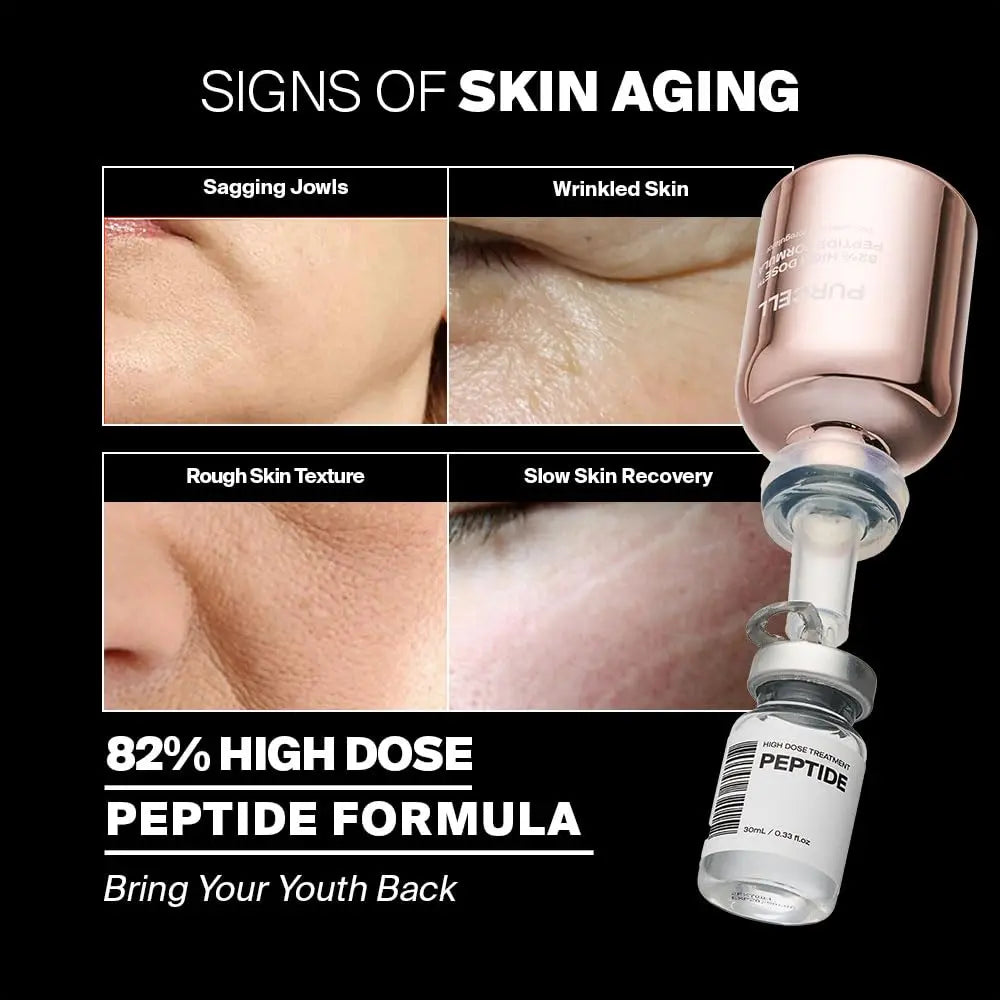 PURCELL 82% High Dose Peptide Serum – Multicollagen for Firmer, Youthful Skin (1.01 oz) British Harmonia | Natural Makeup & Fragrance by British Harmonia UK
