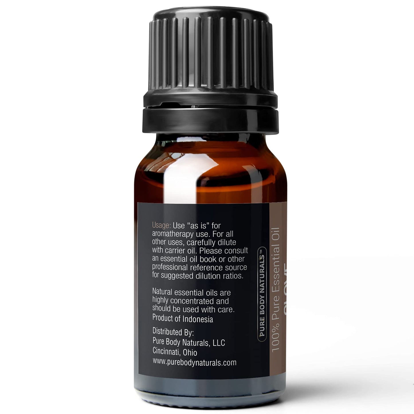 Pure Body Naturals Clove Bud Essential Oil 10 ml – Undiluted Therapeutic Grade