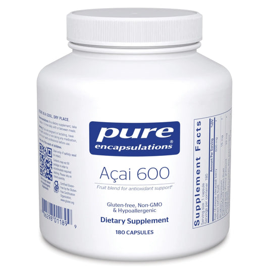 Pure Encapsulations Acai 600 | Berry Supplement for Antioxidants, Fiber & Immune Support | 180 Capsules BritishVita | Premium UK Vitamins & Wellness Supplements