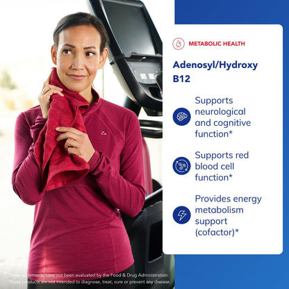 Pure Encapsulations Adenosyl/Hydroxy B12 90 Caps — Energy & Brain Support