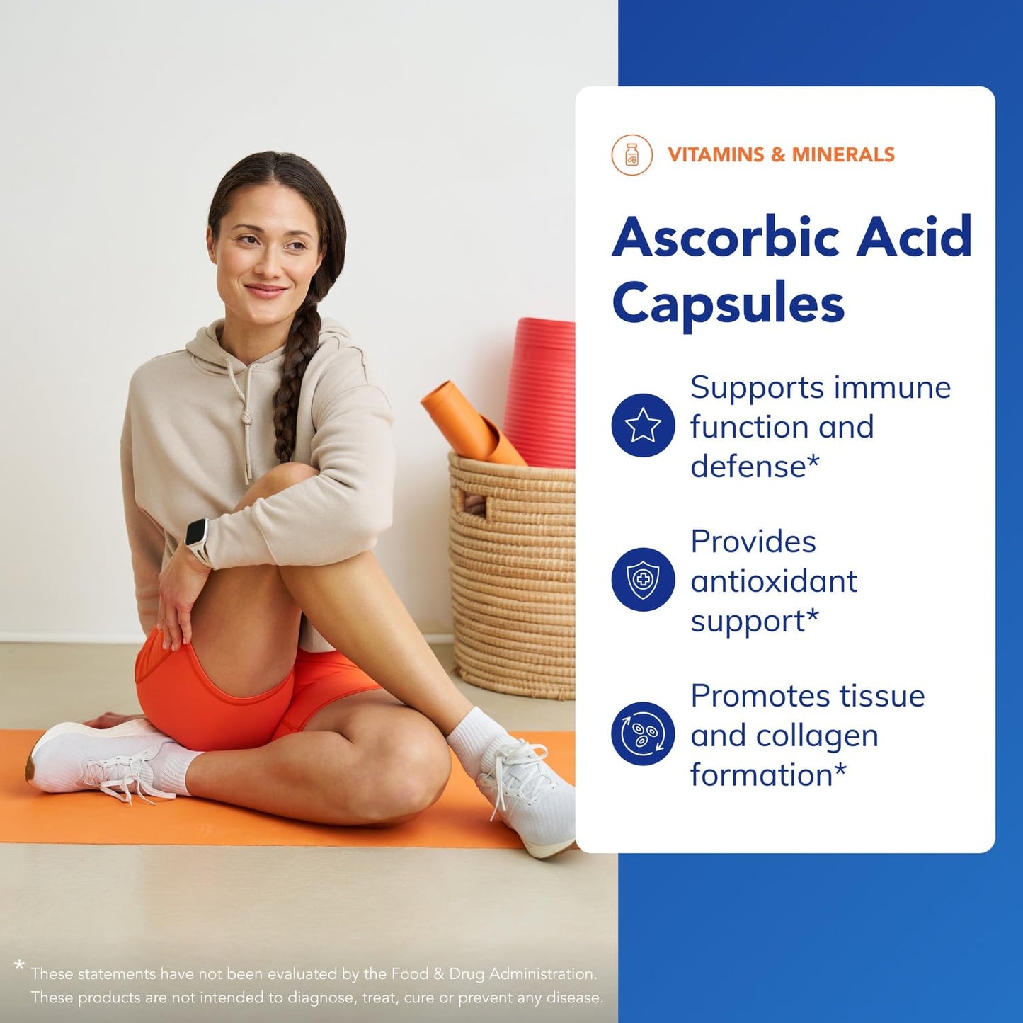 Pure Encapsulations Ascorbic Acid 1000 mg Vitamin C - 90 Capsules