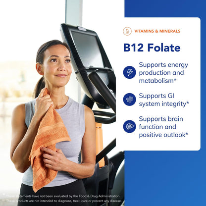 Pure Encapsulations B12 Folate – Energy & Cognitive Support (30 Caps)