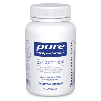 Pure Encapsulations B6 Complex — Brain & Nervous System Support (60 Capsules)