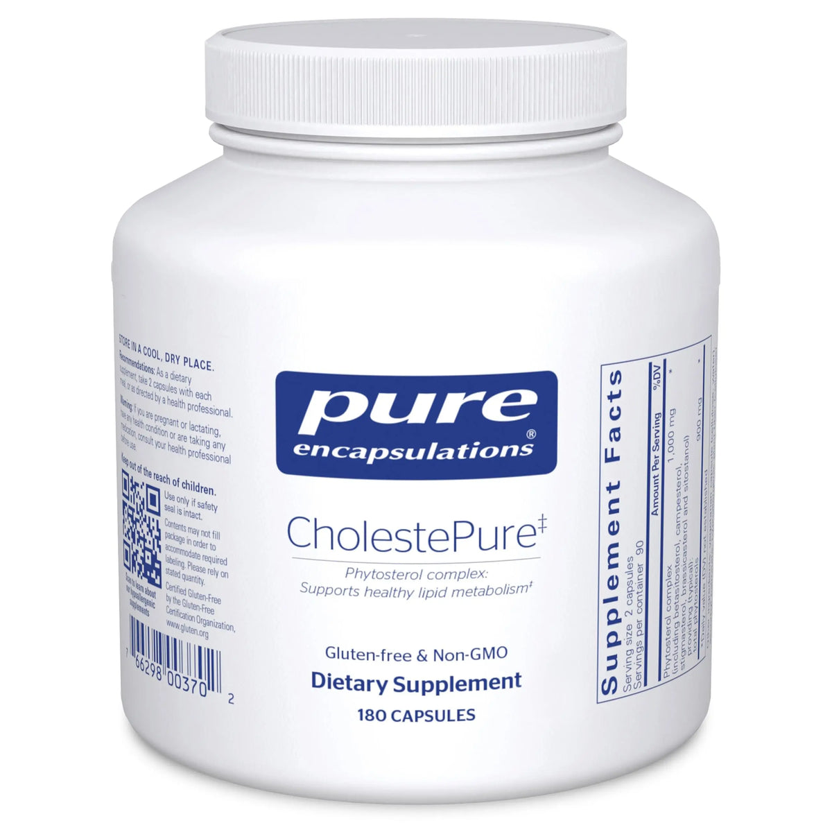 Pure Encapsulations CholestePure – Phytosterol Complex for Healthy Lipid Metabolism | 180 Capsules BritishVita | Premium UK Vitamins & Wellness Supplements