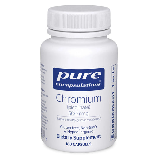 Pure Encapsulations Chromium (Picolinate) 500 mcg – Superior Absorption, Vegan & Gluten Free BritishVita | Premium UK Vitamins & Wellness Supplements