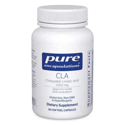 Pure Encapsulations CLA (Conjugated Linoleic Acid) 1,000 mg | Supports Healthy Body Composition with Exercise* | 60 Softgel Capsules