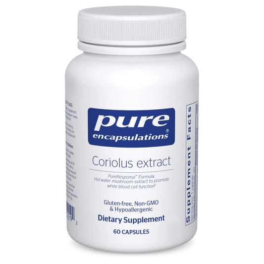 Pure Encapsulations Coriolus Extract | May Support White Blood Cell Function* | 60 Capsules BritishVita | Premium UK Vitamins & Wellness Supplements