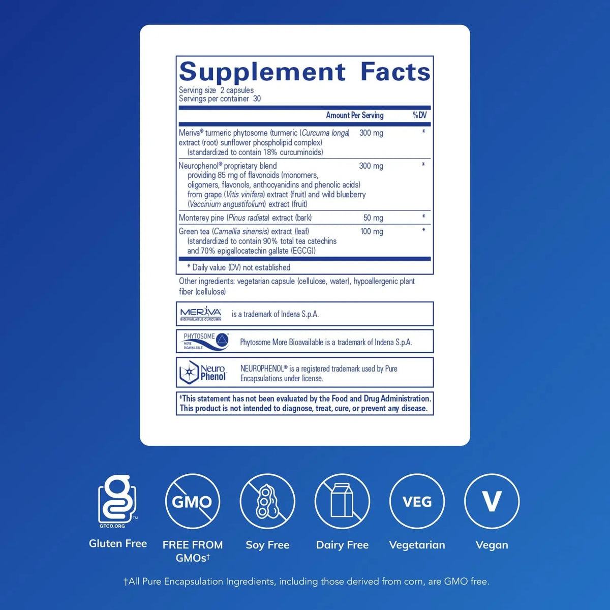 Pure Encapsulations CurcumaSorb Mind | Cognitive Support & Antioxidant Formula | 60 Capsules BritishVita | Premium UK Vitamins & Wellness Supplements