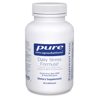 Pure Encapsulations Daily Stress Formula | Promotes Relaxation & Supports Occasional Stress | 90 Capsules BritishVita | Premium UK Vitamins & Wellness Supplements