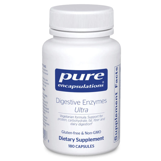 Pure Encapsulations Digestive Enzymes Ultra – Vegetarian Digestive Enzymes (180 capsules) BritishVita | Premium UK Vitamins & Wellness Supplements