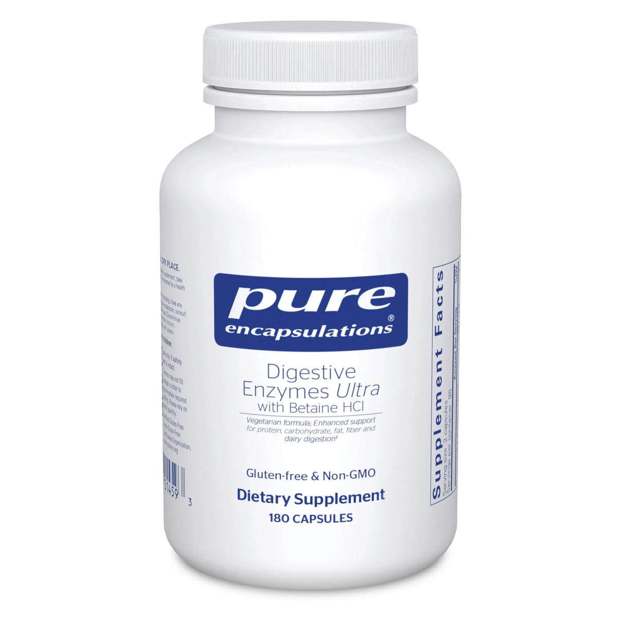 Pure Encapsulations Digestive Enzymes Ultra with Betaine HCl – Vegetarian Digestive Enzyme Supplement (180 Capsules) BritishVita | Premium UK Vitamins & Wellness Supplements