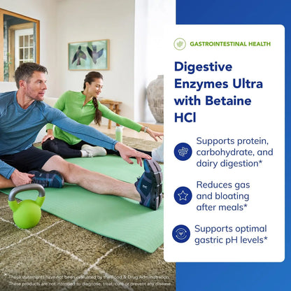 Pure Encapsulations Digestive Enzymes Ultra with Betaine HCl – Vegetarian Digestive Enzyme Supplement (180 Capsules) BritishVita | Premium UK Vitamins & Wellness Supplements