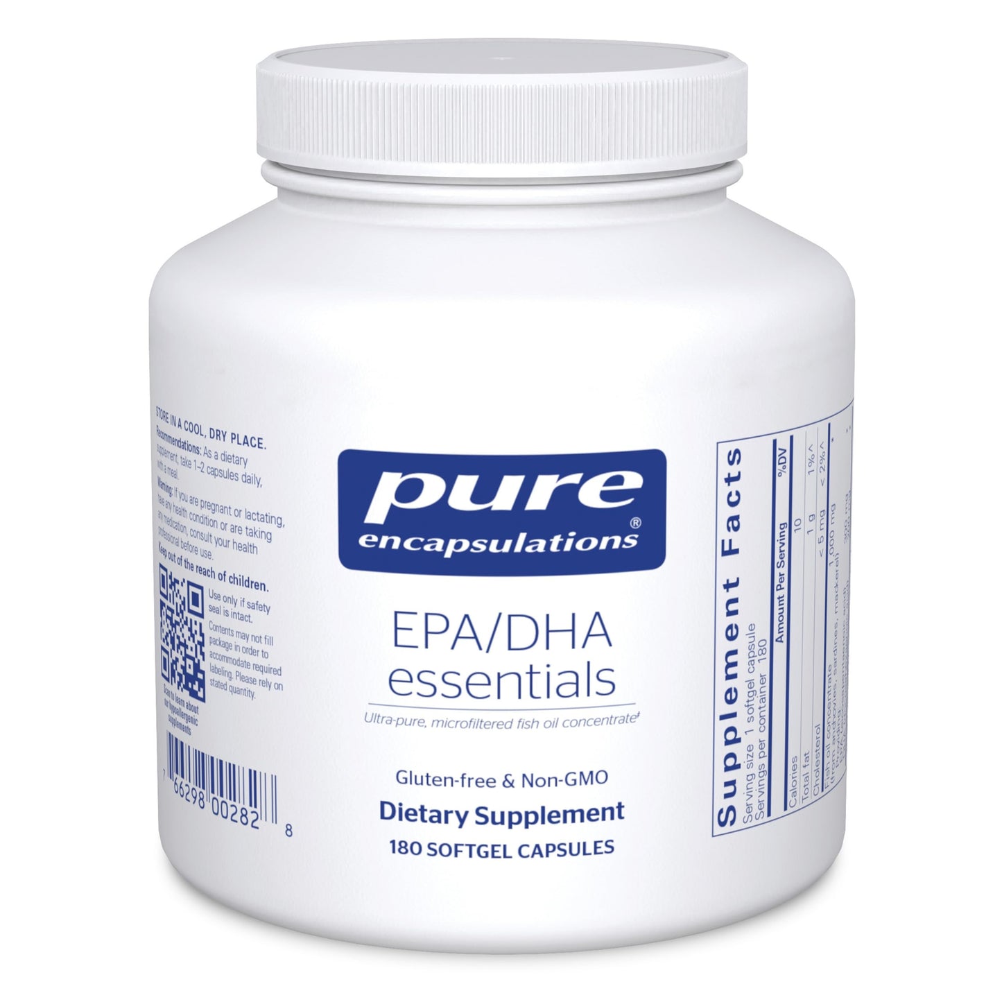 Pure Encapsulations EPA/DHA Essentials – Premium Fish Oil with EPA & DHA for Heart, Brain & Joints – 180 Softgels