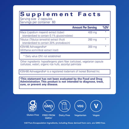 Pure Encapsulations FemiVive™ – 120 Capsules – Enhances Desire & Sensation