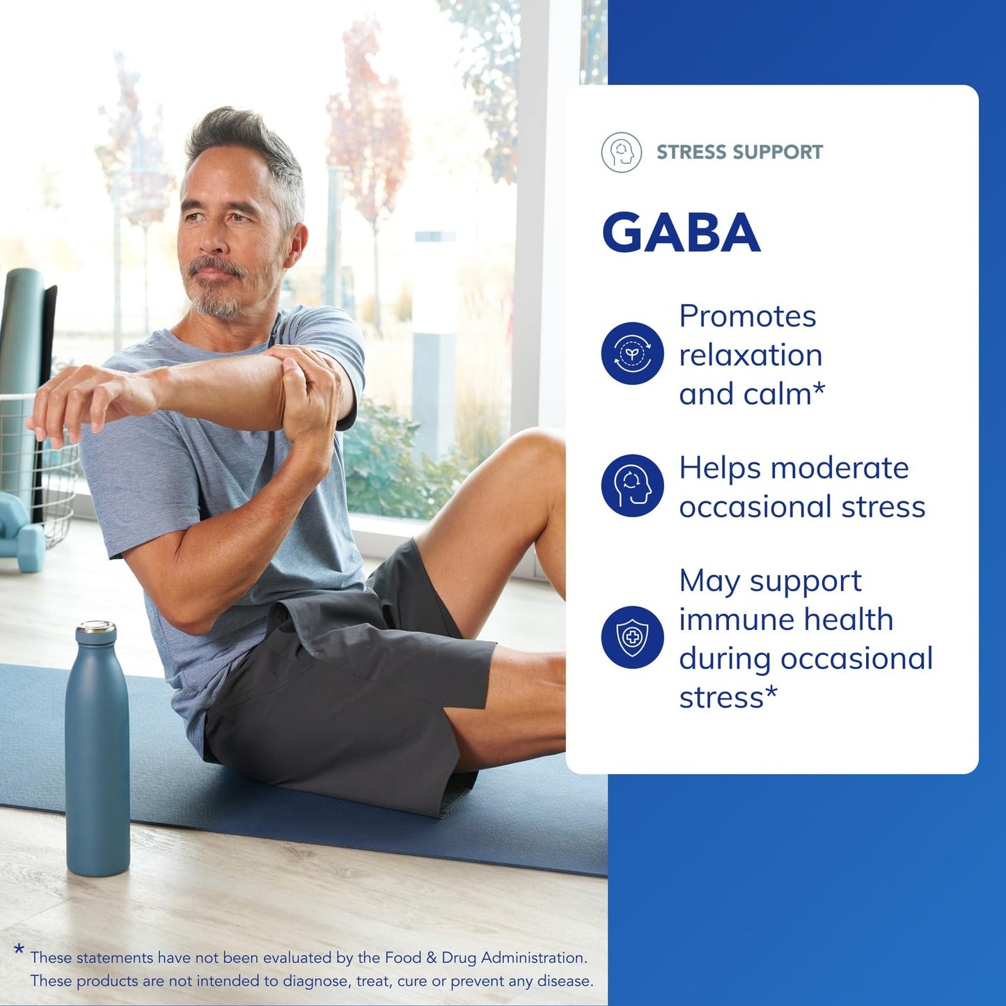 Pure Encapsulations GABA – Relaxation & Stress Support – 60 Capsules