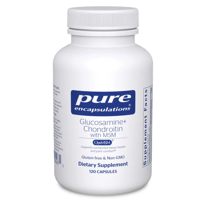 Pure Encapsulations Glucosamine Chondroitin with MSM – Joint Health Support, Gluten-Free & Non-GMO – 120 Capsules BritishVita | Premium UK Vitamins & Wellness Supplements