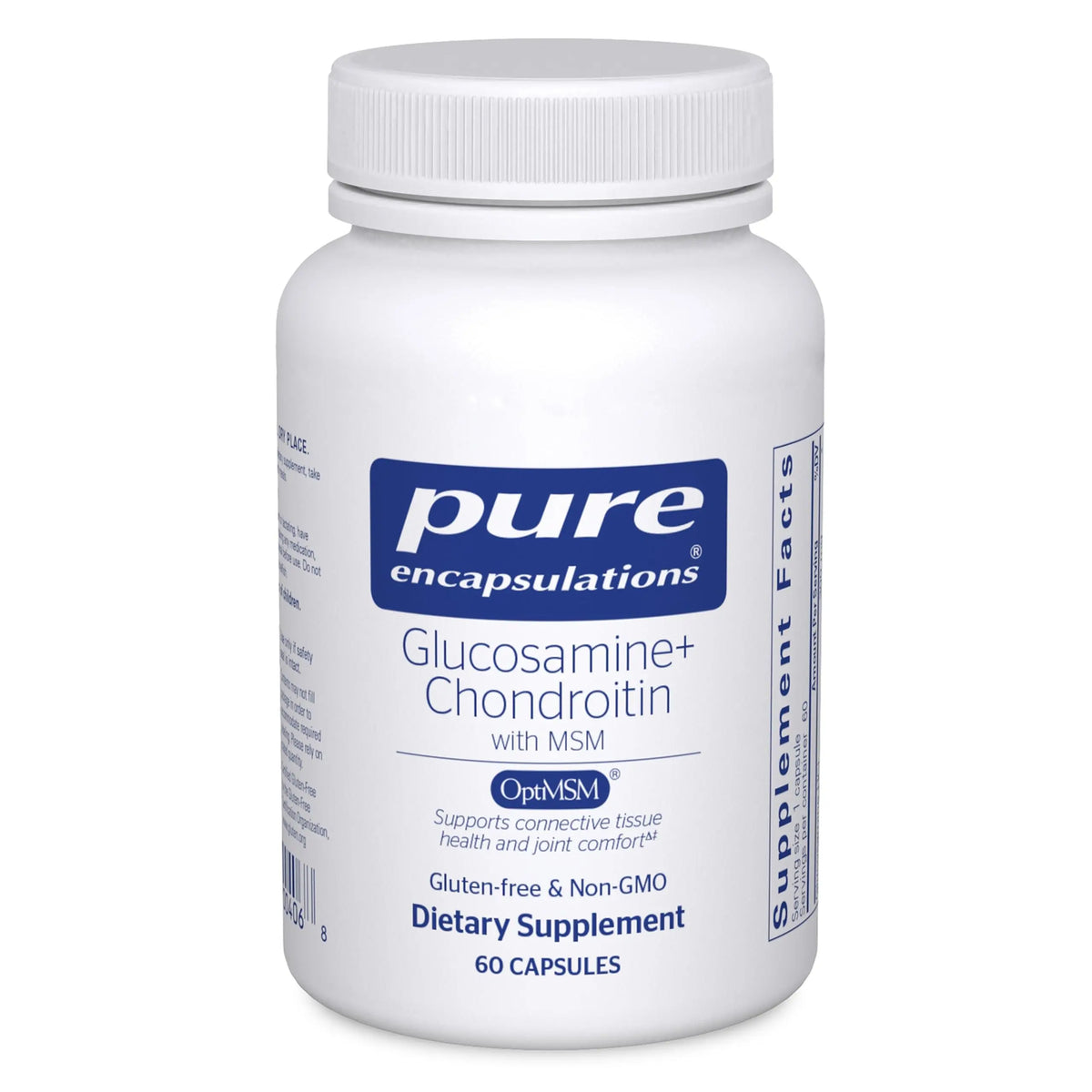 Pure Encapsulations Glucosamine Chondroitin with MSM – Joint Health Support, Gluten-Free & Non-GMO, 60 Capsules BritishVita | Premium UK Vitamins & Wellness Supplements