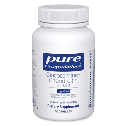 Pure Encapsulations Glucosamine Chondroitin with MSM – Joint Health Support, Gluten-Free & Non-GMO, 60 Capsules BritishVita | Premium UK Vitamins & Wellness Supplements