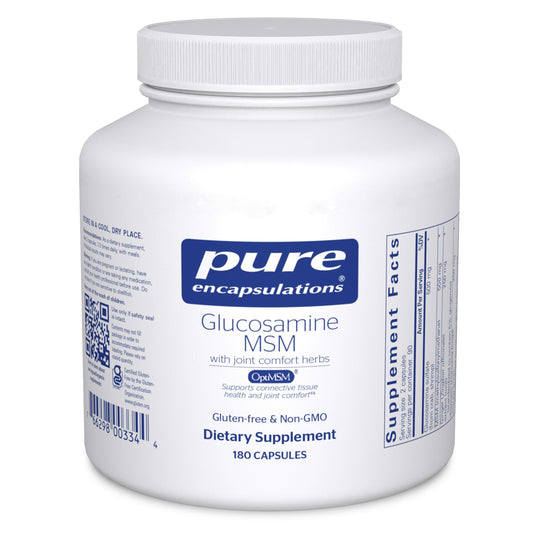 Pure Encapsulations Glucosamine MSM | Joint Support, Cartilage Health, 180 Capsules BritishVita | Premium UK Vitamins & Wellness Supplements