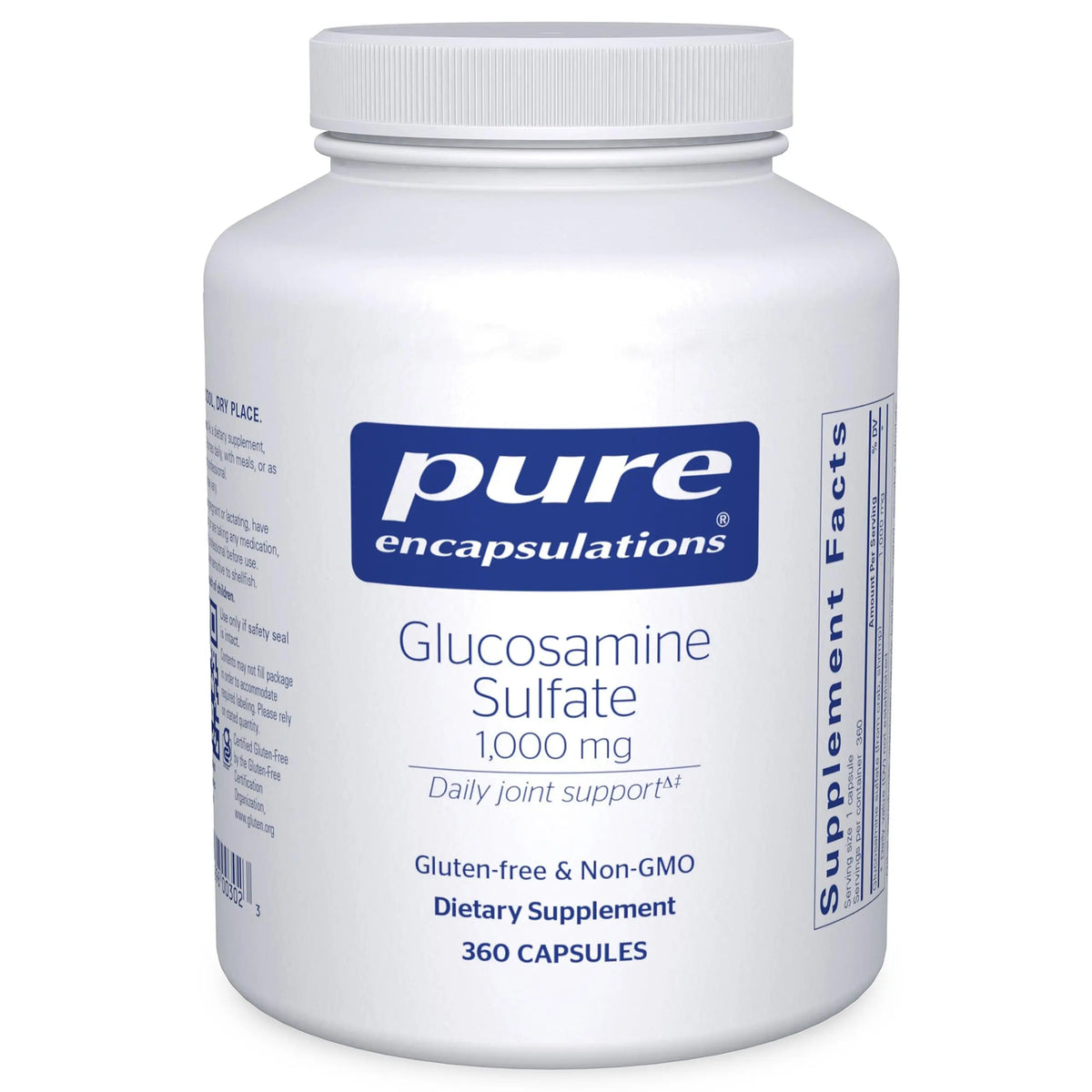 Pure Encapsulations Glucosamine Sulfate 1,000 mg | Joint Support, Cartilage Health & Connective Tissue | 360 Capsules BritishVita | Premium UK Vitamins & Wellness Supplements